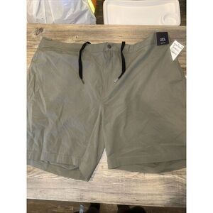 Treasure Bond Olive Grove High waisted Elastic Slim Fit Drawstring Shorts NWT. 6